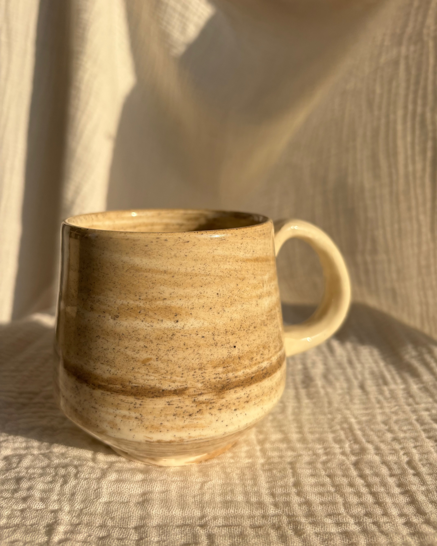 Coffee Mug - Textured Jupiter - Imperfections
