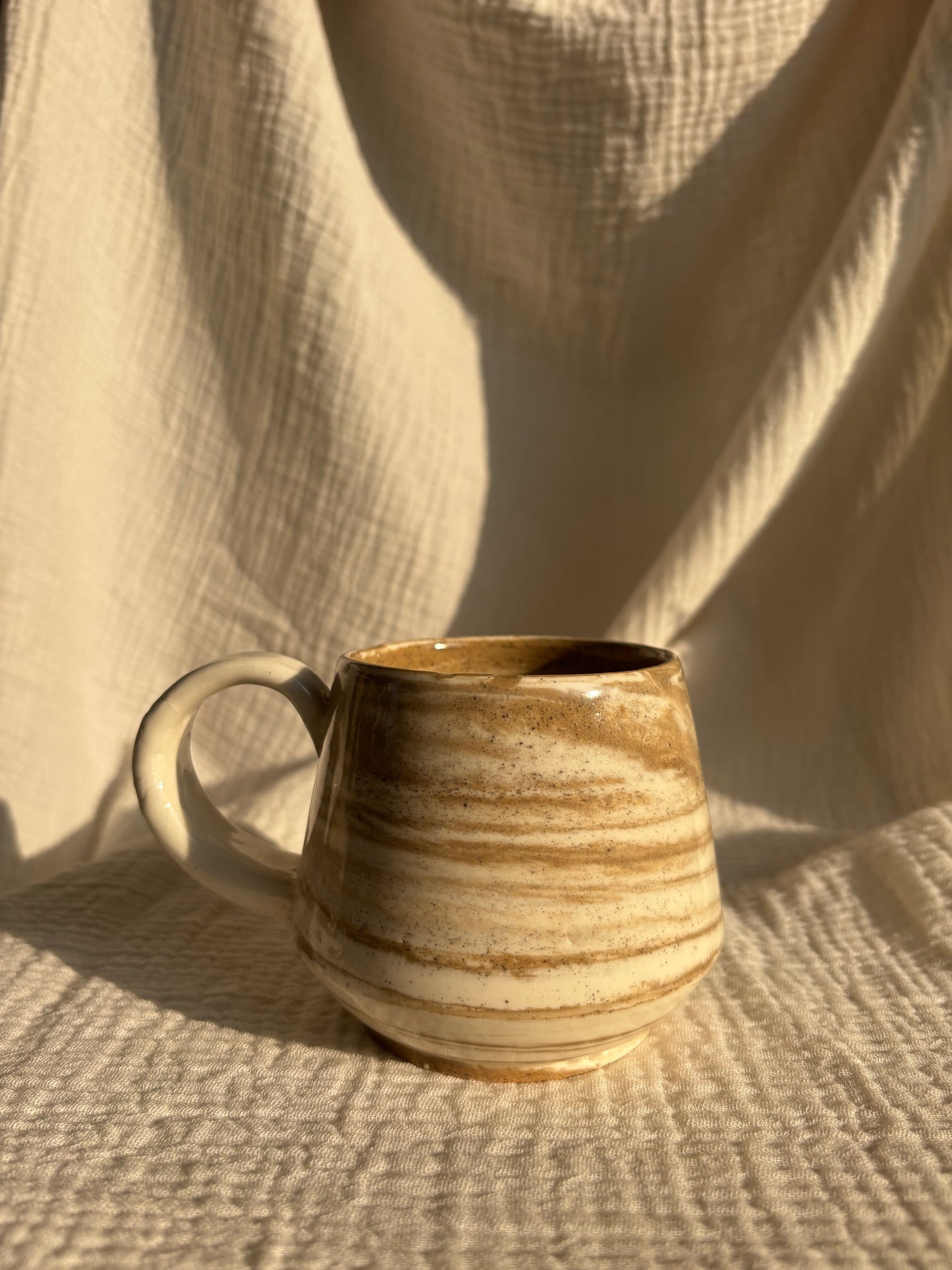 Coffee Mug - Textured Jupiter - Imperfections