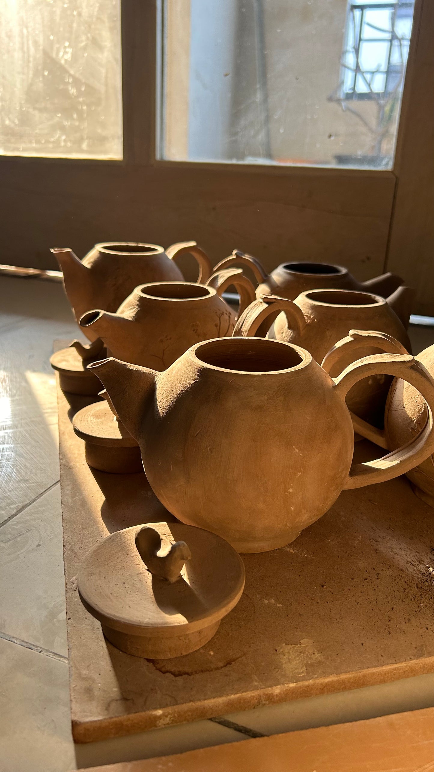 Teapot with Set of 2 cups - Blue