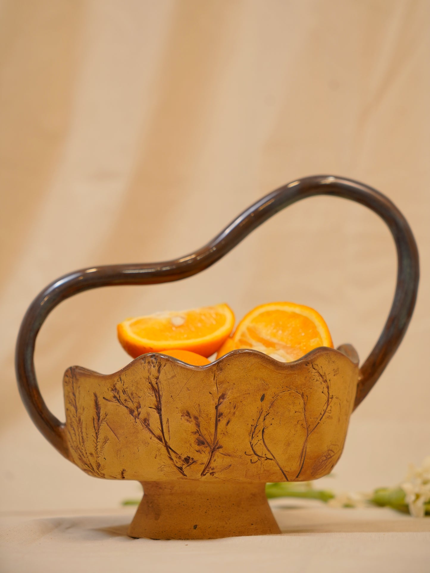 Curvy Basket - Midnight Blue- From the Woods