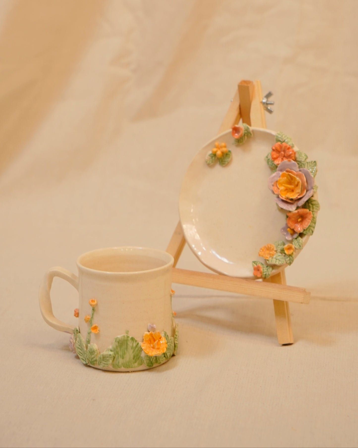 Garden Sip - Floral mug & Saucer set