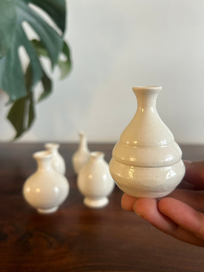 Mini Pots - Set of 6 - Off White