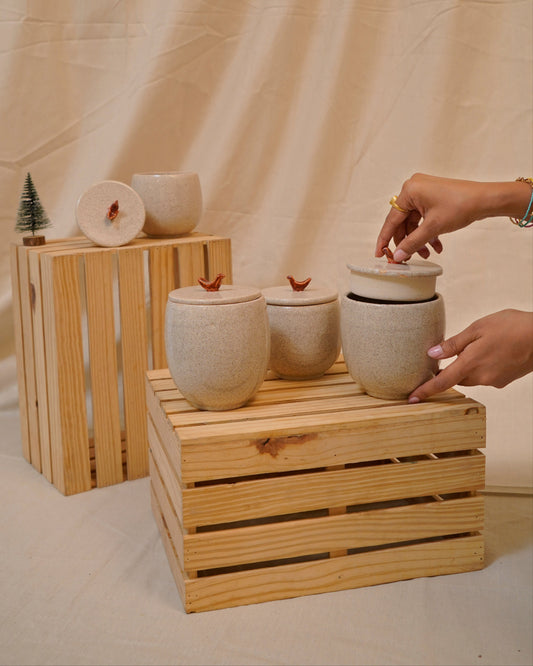 Bird Jars - Set of 4