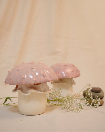 Mushroom Sculpture - Set of 2